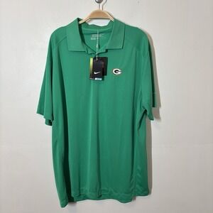 NEW Nike Men's Green Bay Packers Victory Polo Shirt Green XL NFL Football
